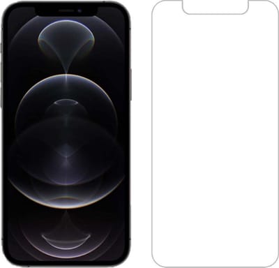 Smartphonica iPhone 12 Pro Max screenprotector van glas met notch geschikt voor iPhone 12 Pro Max