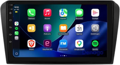CarPlay autoradio geschikt voor Mazda 3 | 2003 t/m 2009 | Android 13 | Draadloos Apple CarPlay & Android Auto | 2GB + 32GB | QuadCore processor | Denago DNG-A467 | 2025 model | 2003 2004 2005 2006 2007 2008 2009 | Bluetooth & Wifi