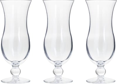 Secret de Gourmet Cocktail glazen - 12x stuks - 440 ml - transparant - 8 x 21 cm