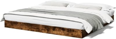 Bedframe - Houten frame - Slaapkamer inrichten - Modern design - 180 x 200 cm - Houtkleur