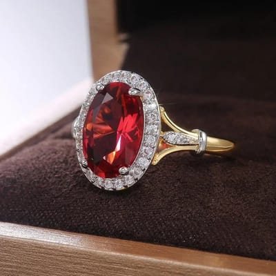 Nieuwe Hyperbool Damesring Cocktailfeest Met Enorme Hemelsblauwe Zirconia Klauwzetting Valentijnsdag Cadeau Voor Vrouw 6 gray