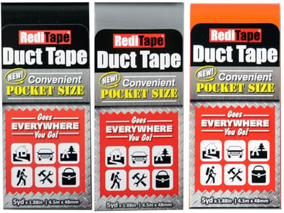 3-Pack Duct Tape Set: Zwart, Zilver en Oranje - Sterke Reparatie- en Ducttape