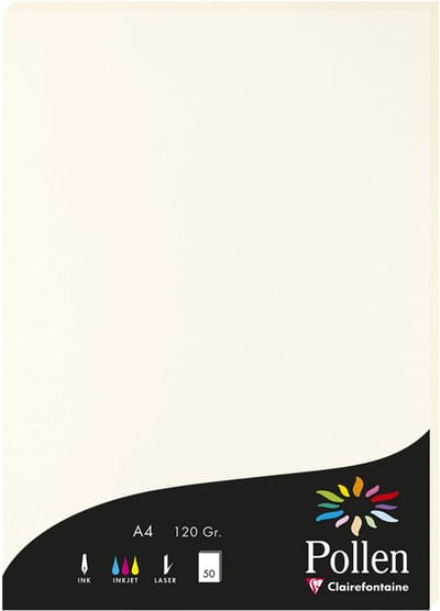 Clairefontaine Pollen gekleurd papier A4 saliegroen 120g/m²