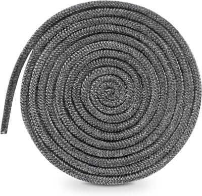 Open Haard Afdichting Touw - Hittebestendig Glasvezel - 8mm x 3m