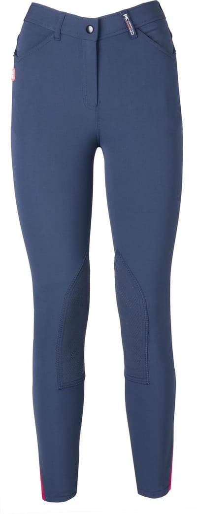 PK International - Rijbroek - Crusador - Knee Grip -Knie siliconen - dark Sky - Donkerblauw - XS/34