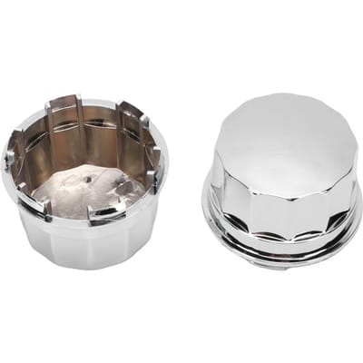 2 stuks Wielnaafdop Elektrolytisch Gecoat Voor 8 inch 10 inch 12 inch 14 inch Lichtmetalen Velgen ATV Quad Bike white