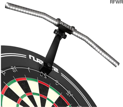 RFWR® Opvouwbaar Led-dartbord Licht Systeem met Instelbare Hoek en Helderheid - Professionele Dartaccessoires zonder Zijverblinding