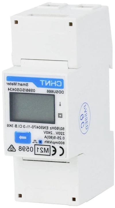 Digitale Energieteller - Stroommeter - Energieverbruik Meten - MID Goedgekeurd - 98 mm - Niet gespecificeerd