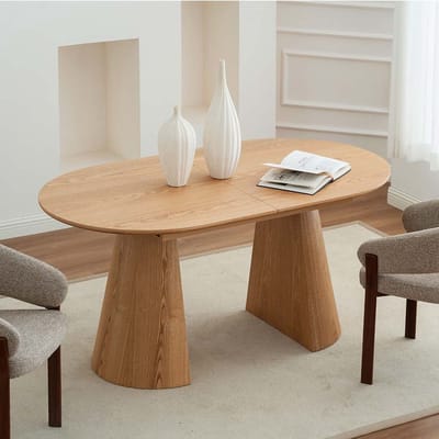 Milton & Oldbrook Verlengbare Eettafel 160-200 cm Furnas Eikenfineer