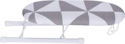 Mini strijkplank - Opvouwbaar strijkje - Details strijken - Hittebestendig oppervlak - 28x12x5 cm - Mode geruit