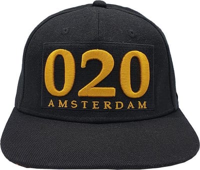 Lauren Rose - Classic Gold 020 Amsterdam - Snapback Pet - One Size - Zwart Goud