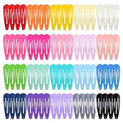 Kleurrijke haarspeldjes dames snap haarclips set 100 stuks klassieke druppelvormige haar accessoires multicolor haarspelden voor dagelijks gebruik en modieuze haarstyling
