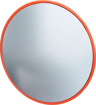 Verkeersspiegel rood, Ø 60 cm, met zwenkbare houder