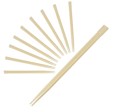 Set van 10 paar stokjes van 23 cm in bamboe Fackelmann Asia Line