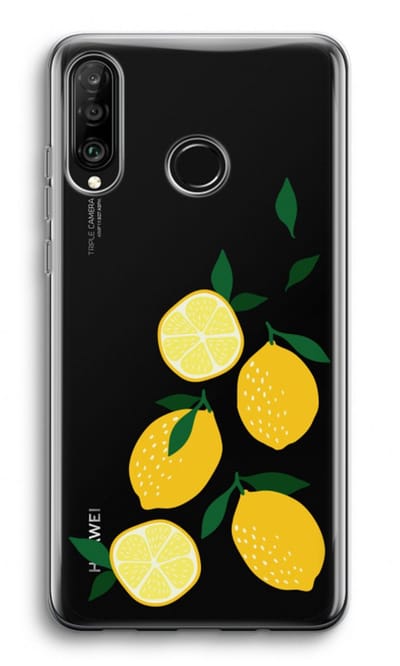 Case Company® - Hoesje geschikt voor Huawei P30 Lite hoesje - You're my lemon - Soft Cover Telefoonhoesje - Bescherming aan alle Kanten en Schermrand