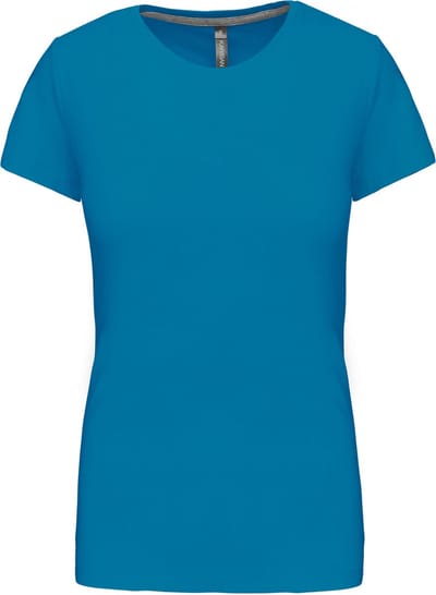 Kariban Dames t-shirt ronde hals korte mouwen K380 - Tropical Blue - L