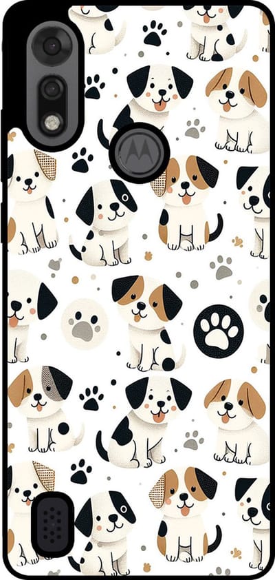 Smartphonica Telefoonhoesje Geschikt voor Motorola Moto E6i / E6s 2020 met honden opdruk - TPU backcover case dog design geschikt voor Motorola Moto E6i;Motorola Moto E6s 2020