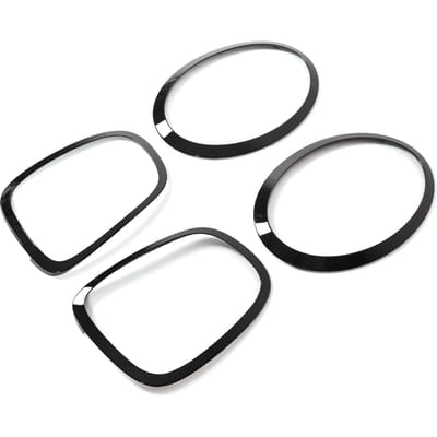 Glanzende zwarte koplamp- en achterlichtomlijsting voor F55 F56 F57 One Cooper S JCW 2014+ gray