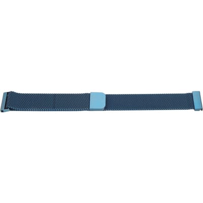 Algemene Horlogeband 18mm Roestvrij Staal Magnetische Absorptie Lus Metalen Gaas Snelontgrendeling Horloge blauw