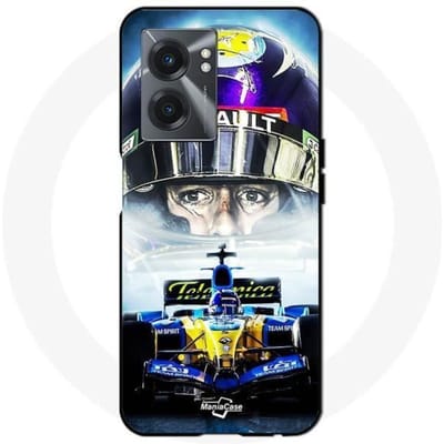 Hoesje - Realme - V23 - Renault R25 - Aston Martin F1 - Flexibel - Sportief