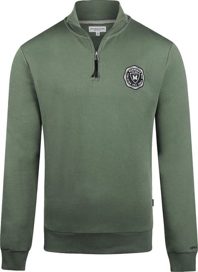 McGregor Half Zip Trui Groen - Maat S - Heren - Pullovers