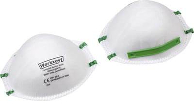 Werkzeyt Fijnstofmasker FFP1, 2 stuks