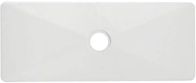 Afdekking Inbouwframe - Frame Deksel - Waterleiding Afwerken - Chroom Afwerking - Standaard Maat - Zilver