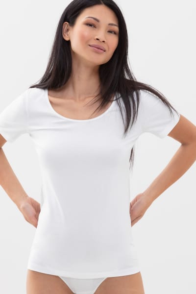 mey Damen Top 1/2-Lange Mouwen Serie Cotton Pure