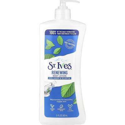 St. Ives, Body Lotion, Renewing, Collagen & Elastin, 621Ml(21Fl Oz) blue