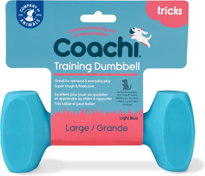Coachi Training Dumbbell - Hondenopvoeding - Lichtblauw L