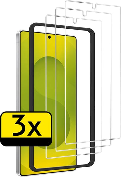 Screenprotector - Geschikt voor Samsung Galaxy S25 Ultra - 3 Stuks - Met Installatie Frame - Beschermglas - Gehard Glas - Tempered Glass - Screen Protector