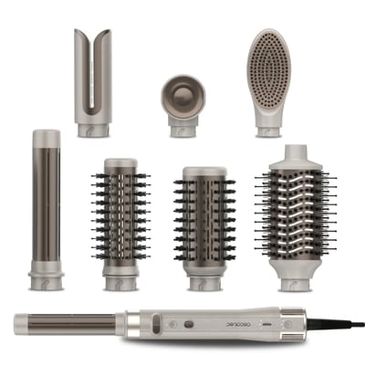 Cecotec Borstel CeramicCare 8in1 AirGlam Gyro 1500W Keramisch Ionisator Champagne