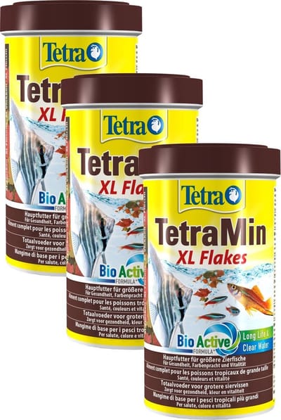 Tetra Tetramin Xl Bio Active Vlokken - Vissenvoer - 3 x 500 ml