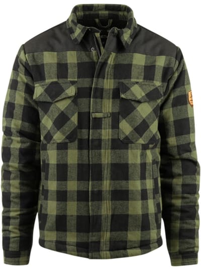 Houthakkers Sherpa jacket Zwart/Olive S