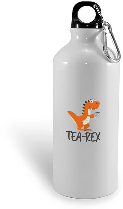 Hacebo® - Thee waterfles - Thee - Thee liefhebber - Cadeau voor iemand die van thee houdt - Cadeau thee - Tearex - met opdruk - Verjaardag - Grappig cadeautje verjaardag - water fles - 400ML