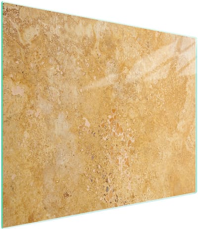 TMK ArtDeko Serie - Snijplank van Glas - 52x30 cm - Gehard Glas - Beschermplaat