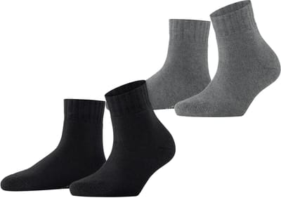 Esprit Plush eenkleurig katoen multipack sokken dames veelkleurig - maat 35-38