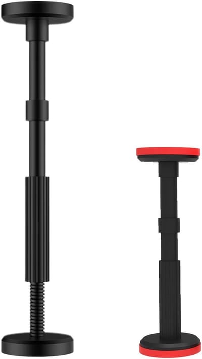 Meubelsteunstang - Verstelbare stok - Meubels Stabiliseren - Wandreddend design - 15.9 centimeter - Zwart