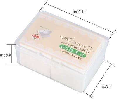 150 Stuks Luxe Make-up Verwijder Pads - Hypoallergene, Lintvrije en Niet-Geweven Vierkante Watten voor Effectieve Reiniging