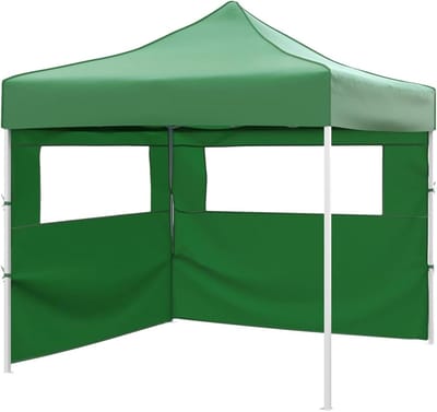 Opvouwbaar Tuinpaviljoen - Partytent Tent - Feest Buiten - Zonder Gereedschap - 291 x 291 x 315 cm - Groen