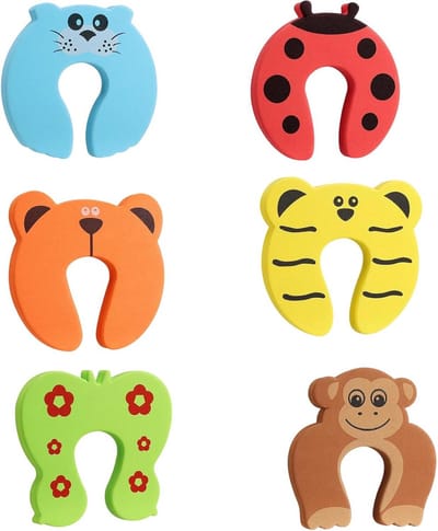 6 stuks schuim deurstoppers veiligheid kinderen vinger bescherming
