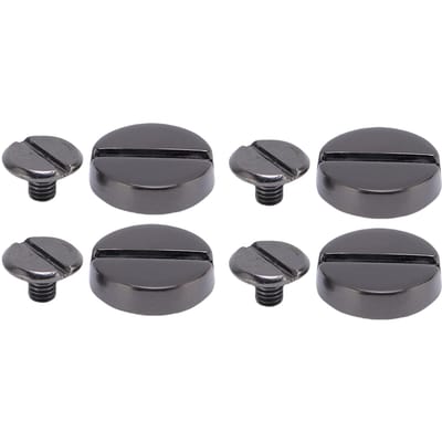 50 Set Schroefklinknagels Zinklegering Multifunctionele Platte Sleufkop Boekbindschroeven Nagelklinknagels voor Riem Handtas 12mm gray