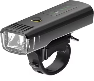 Fiets Voorlicht – LED – USB-C Oplaadbaar – Accu-indicator – Waterdicht – Meerdere standen