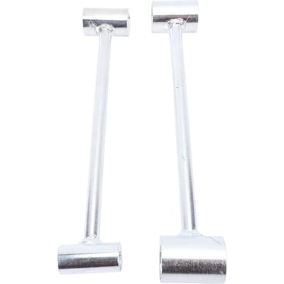2 Pièces Clé de Réglage de l'Espace de Charnière Réglage Réparation de Porte Acier au Carbone Soudé Double Tête Réglable white