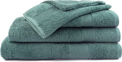 Mistral Home - BADLAKEN - katoen - 100 x 150 cm - effen kleur - groen