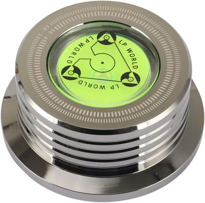 Platenspeler Stabilisator - LP Gewicht - Geluid Verbeteren - Horizontaal Gewicht - 50 Hz - Licht Zwart