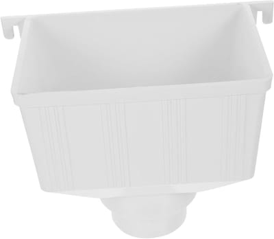Regenpijp Goot Connector - Wateropvang Omleider - Regenwater Verzamelen - Verstelbare Afvoer - 265 x 154 x 205 cm - Wit