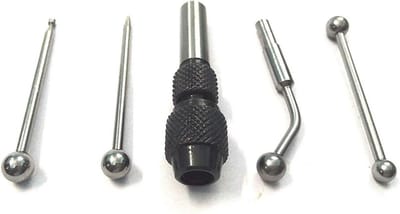 Center Finder Set - Meetinstrument Set - Precisie Meten - 5 Delige Kit - 12.7 x 12.2 cm - Metaal