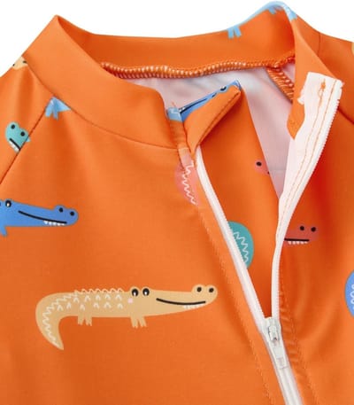 UV-Beschermende Eendelige Zwemoutfit voor Peuters en Babyjongens met Zonnehoed - Ideaal voor Zomer en Zwemactiviteiten