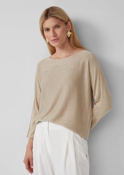 s.Oliver BLACK LABEL - Dames pull - Maat M - Vrouwen - Bruin - Viscose